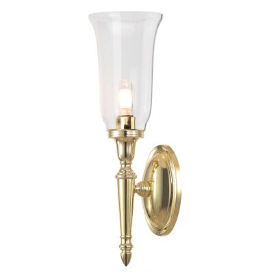 Coombewell French Provincial Wall Light Polished Brass