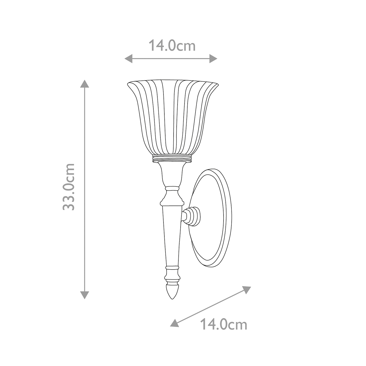 Coombewell French Provincial Wall Light Polished Nickel Coombewell French Provincial Wall Light Polished Nickel
