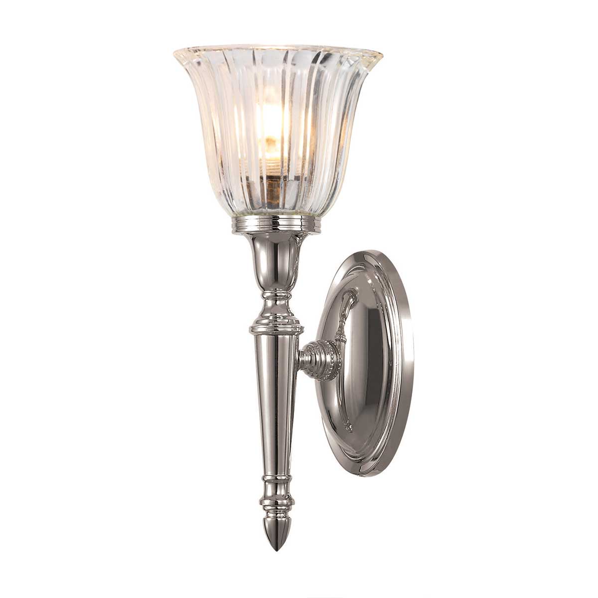 Coombewell French Provincial Wall Light Polished Nickel