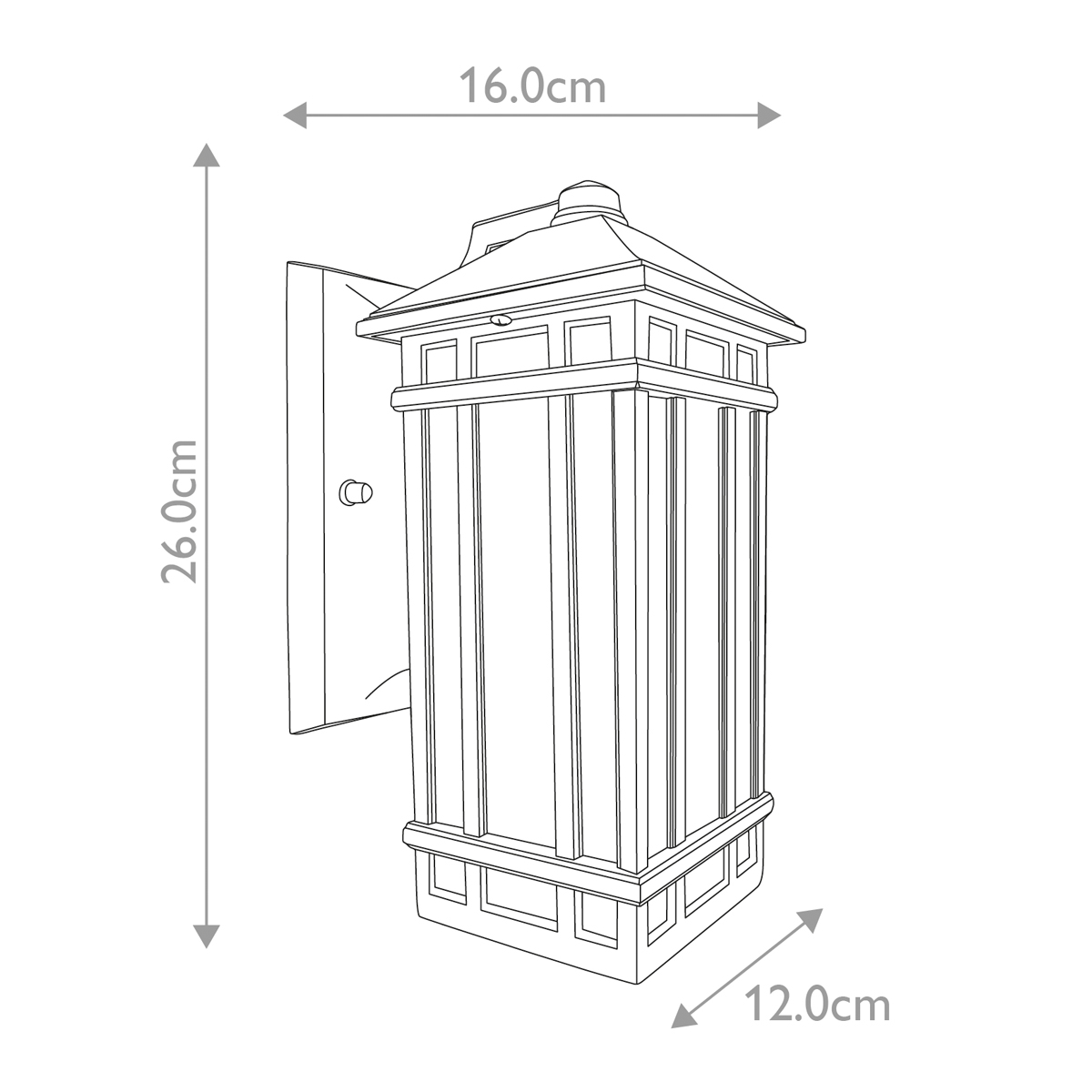 Coombewick Traditional Outdoor Wall Lantern Old Bronze Coombewick Traditional Outdoor Wall Lantern Old Bronze