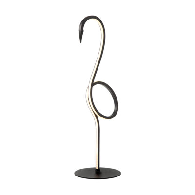 Coral Bay Contemporary Sculptural LED Table Lamp Black