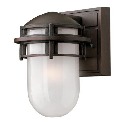 Coral Cove Mini Coastal Outdoor Wall Light in Bronze