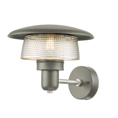 Corbelhaven Coastal Outdoor Wall Light in Grey
