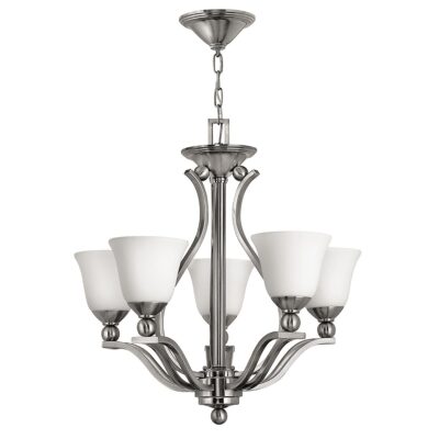 Corriston Hamptons 5 Light Chandelier Brushed Nickel