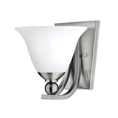 Corriston Traditional Wall Light in Brushed Nickel