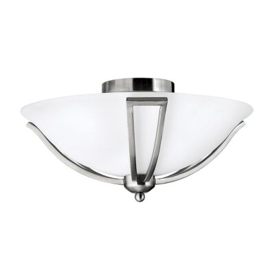 Corriston Transitional Ceiling Flush Brushed Nickel