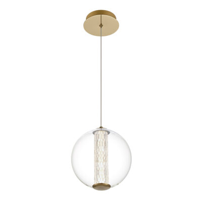 Corstable Contemporary Globe Pendant Brushed Gold