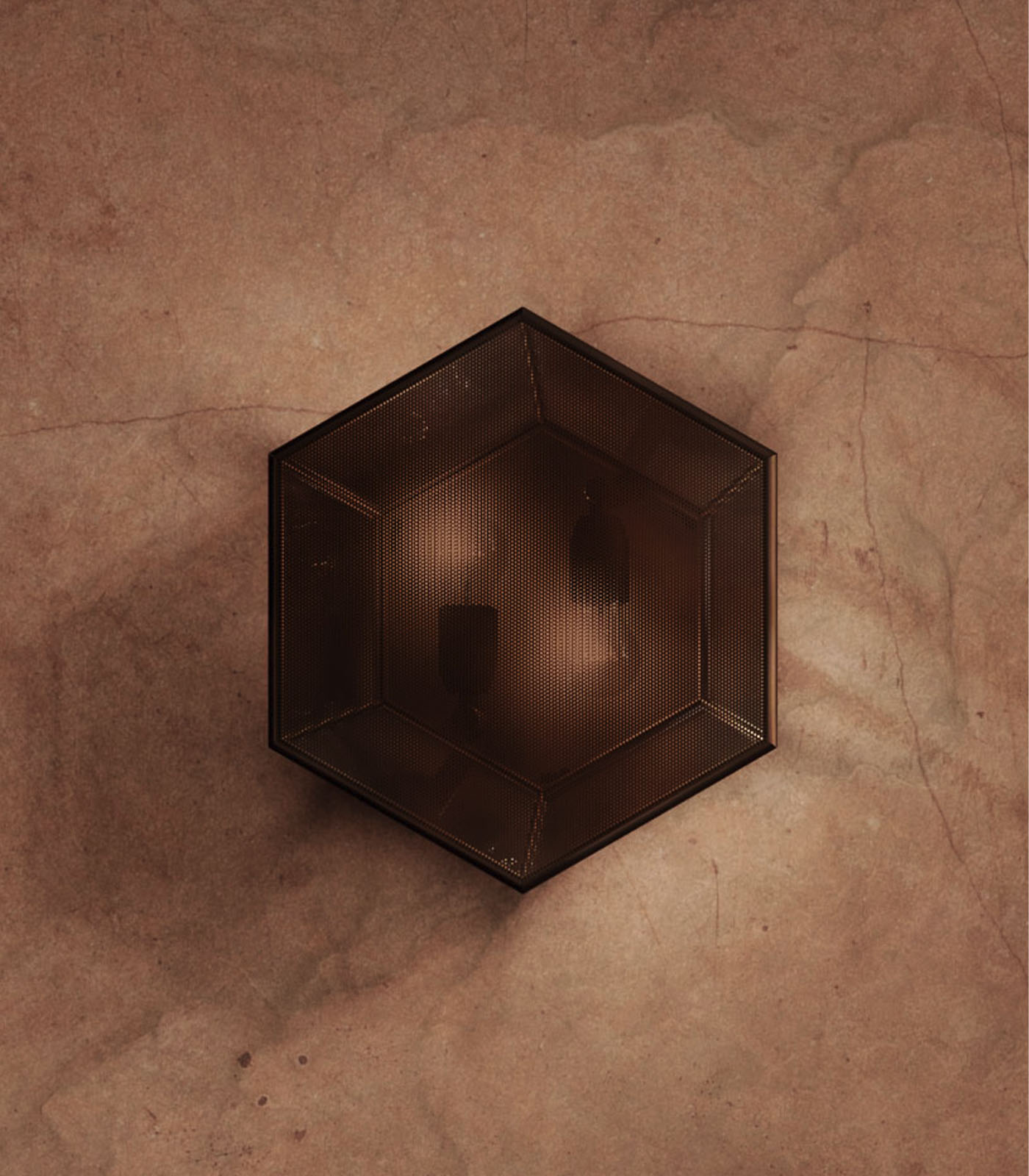 Corven Contemporary Brass And Glass Wall Light Corven Contemporary Brass And Glass Wall Light