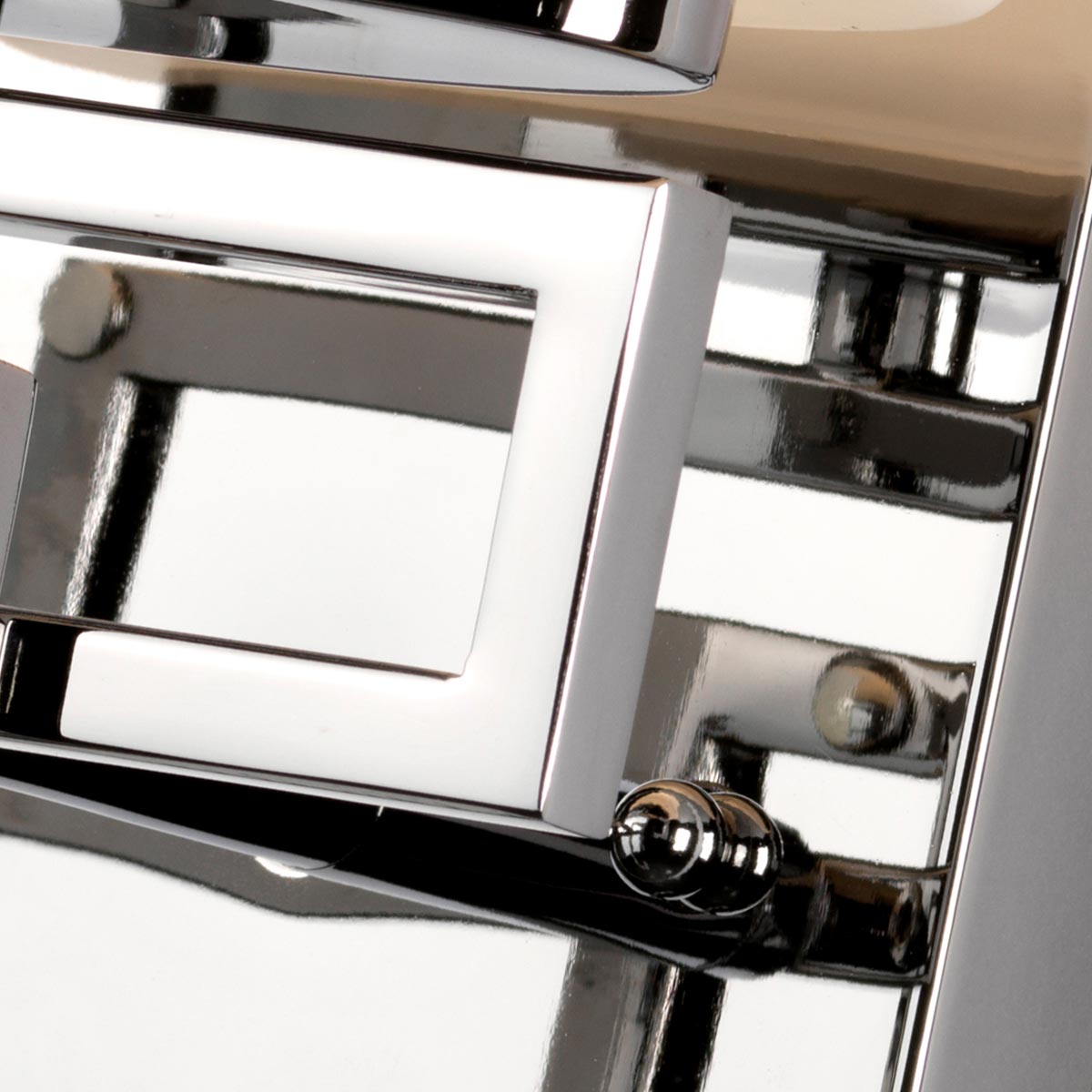 Corvenna Geometric Wall Light Polished Chrome Corvenna Geometric Wall Light Polished Chrome — detail view