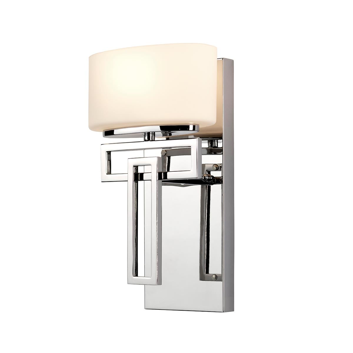 Corvenna Geometric Wall Light Polished Chrome