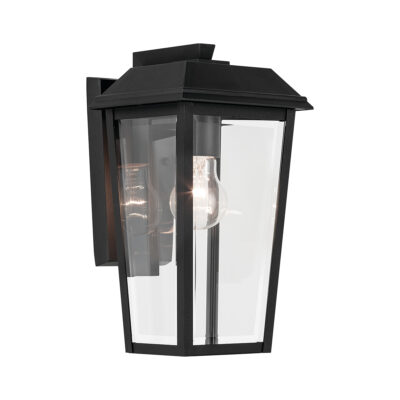 Corvenna Lane Hamptons Outdoor Wall Lantern Black