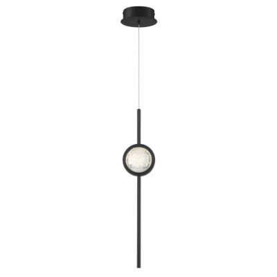 Corvina Contemporary Rod Pendant Matte Black
