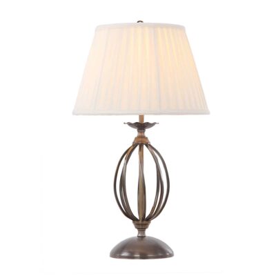Cotehill French Provincial Table Lamp Aged Brass