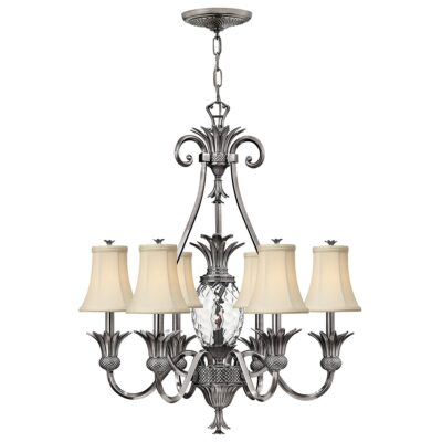 Cotesworth Grove French Provincial 7 Light Chandelier Polished Antique Nickel