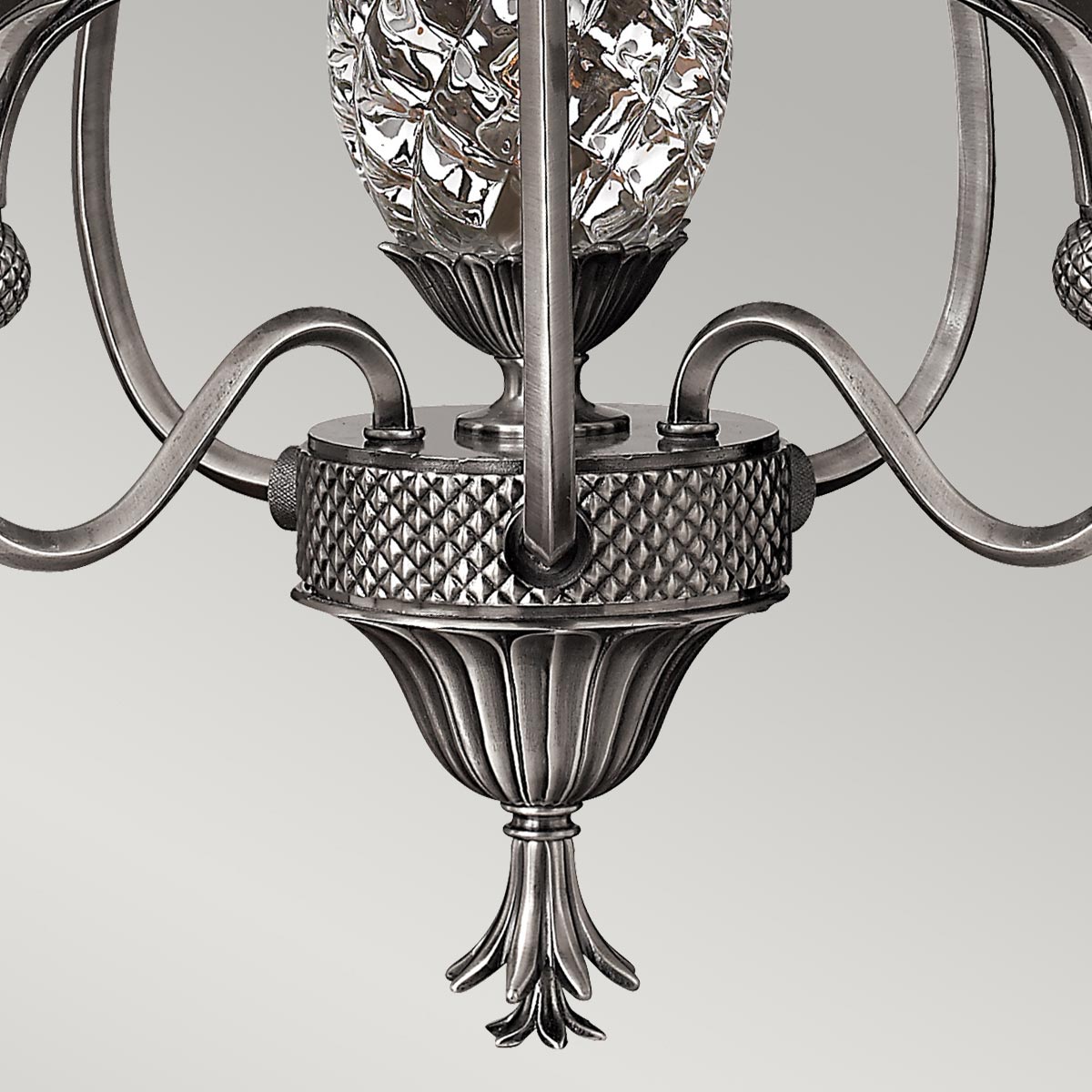 Cotesworth Grove French Provincial Chandelier Antique Nickel Cotesworth Grove French Provincial Chandelier Antique Nickel — detail view
