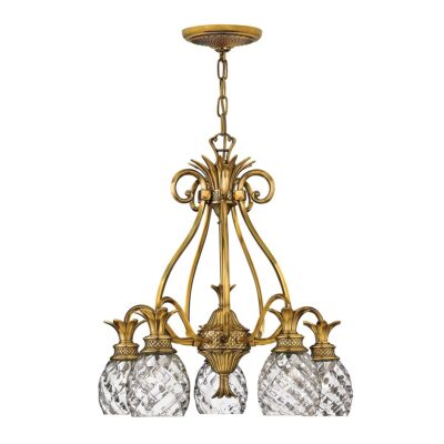 Cotesworth Grove French Provincial Pineapple Chandelier Burnished Brass