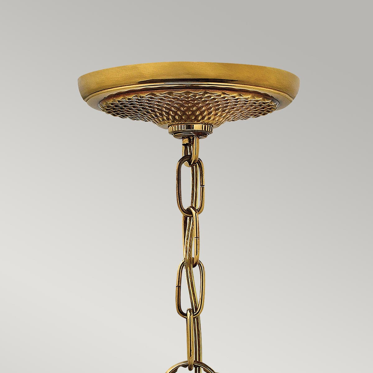 Cotesworth Grove French Provincial Pineapple Chandelier Burnished Brass Cotesworth Grove French Provincial Pineapple Chandelier Burnished Brass — detail view