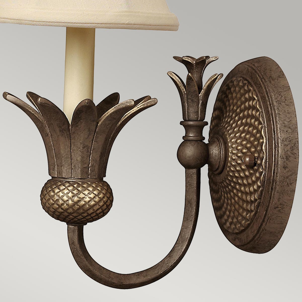 Cotesworth Grove French Provincial Wall Light Pearl Bronze Cotesworth Grove French Provincial Wall Light Pearl Bronze — detail view