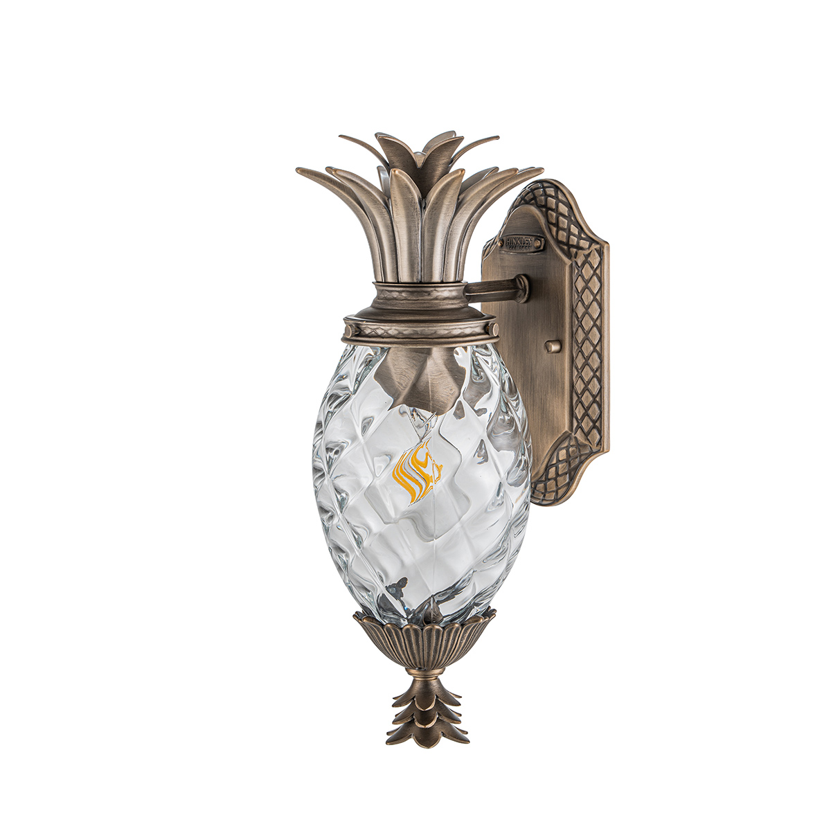 Cotesworth Grove Traditional Pineapple Outdoor Wall Light Burnished Bronze Cotesworth Grove Traditional Pineapple Outdoor Wall Light Burnished Bronze