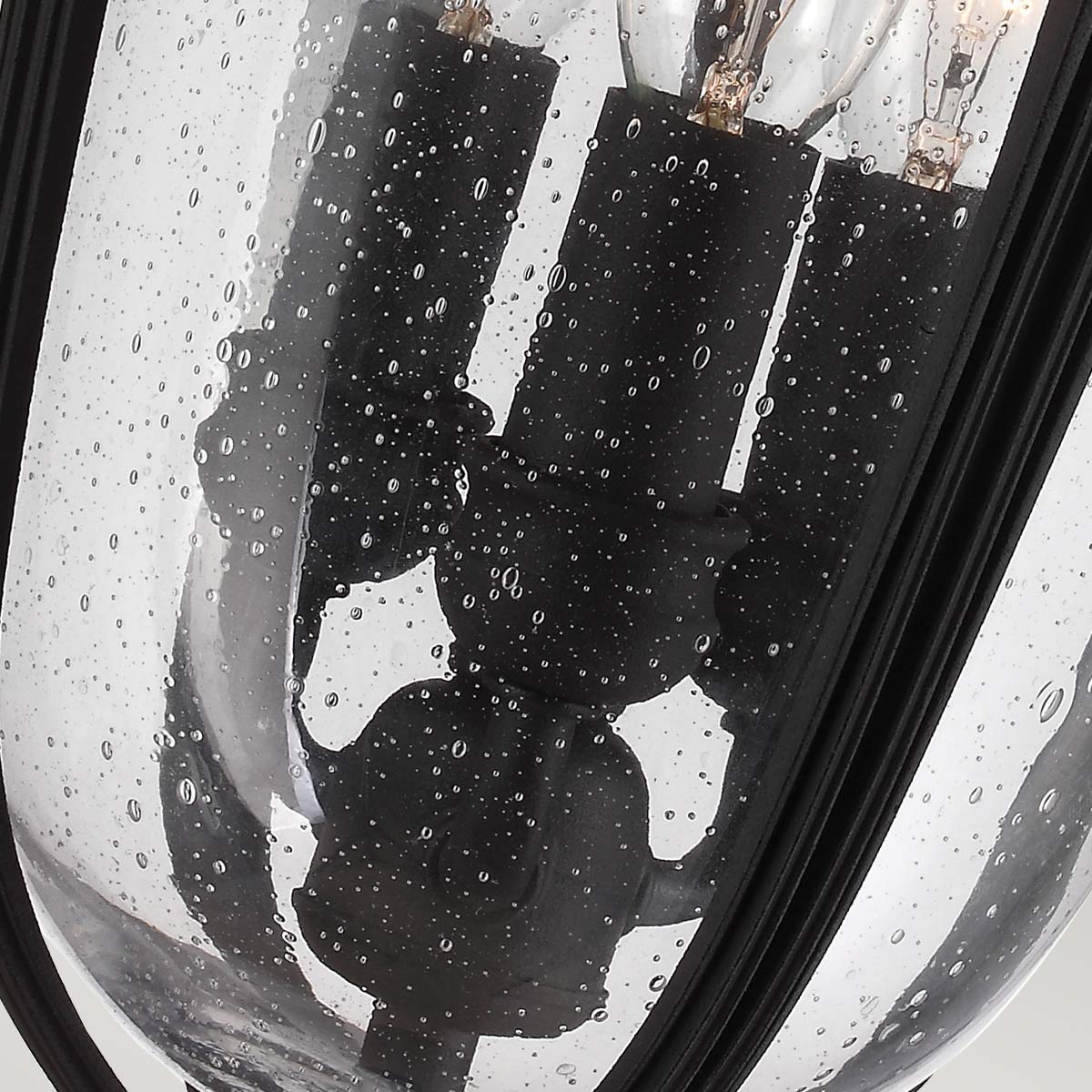 Cotswold Bridle Traditional Chain Lantern Black Cotswold Bridle Traditional Chain Lantern Black — detail view