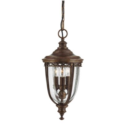 Cotswold Bridle Traditional Chain Lantern British Bronze