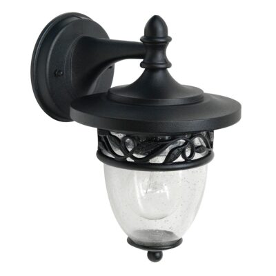 Cotswold Gate Traditional Outdoor Wall Lantern in Black