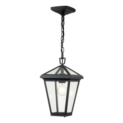 Coventry Row Hamptons Chain Lantern Pendant Museum Black
