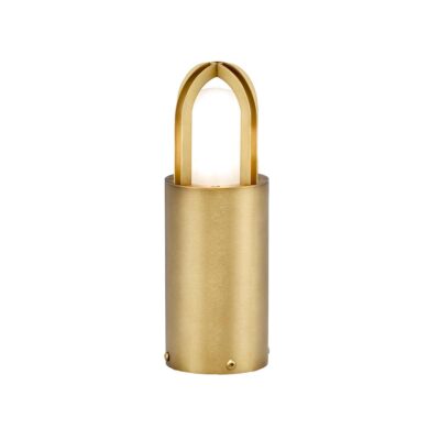 Cranleigh Bay Brushed Brass Outdoor Bollard