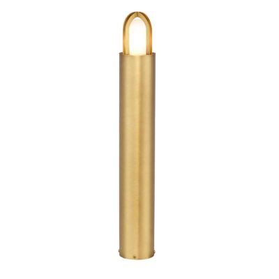 Cranleigh Bay Brushed Brass Outdoor Bollard