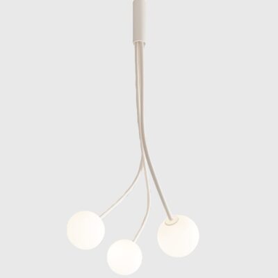 Cresthaven Contemporary 3 Light Pendant Matte White