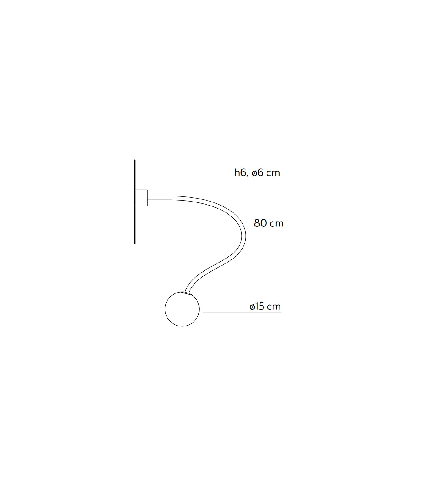 Cresthaven Contemporary Curved Arm Wall Light Matte White Cresthaven Contemporary Curved Arm Wall Light Matte White