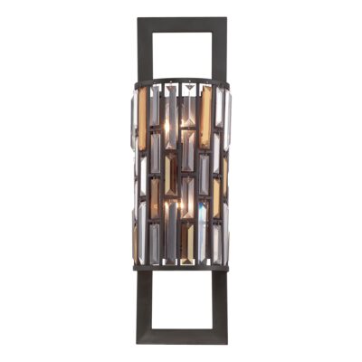 Cristelle Hamptons Crystal Wall Light Vintage Bronze