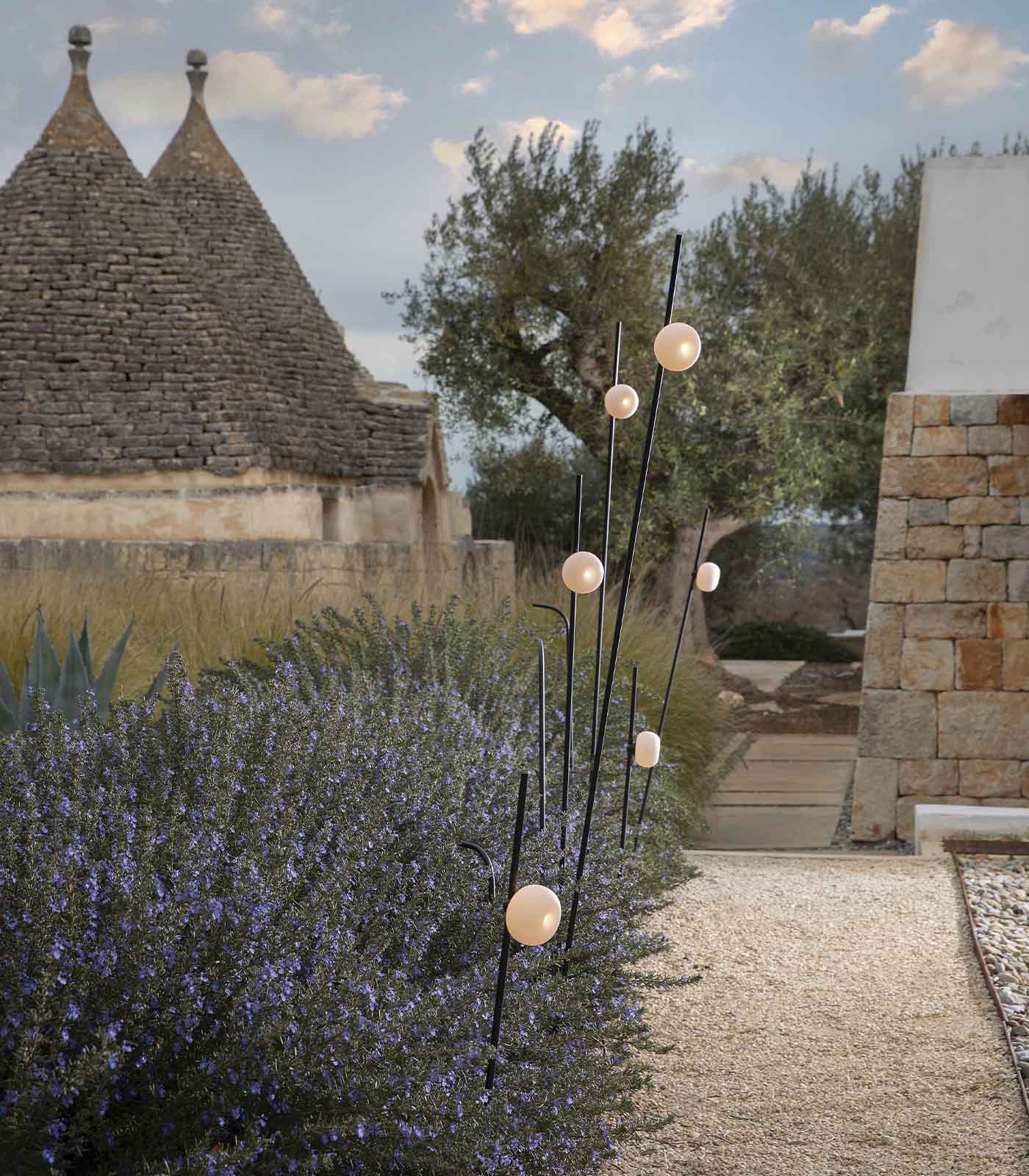 Dapple Sculptural Outdoor Floor Lamp