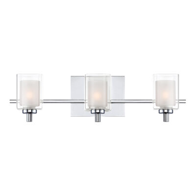 Draymere Heritage Chrome 3 Light Wall Light