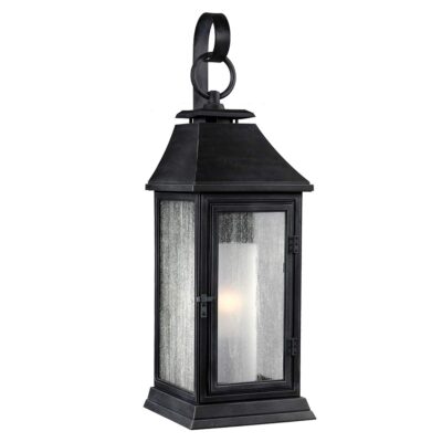 Drover's Rest French Provincial Outdoor Wall Lantern in Dark Weathered Zinc