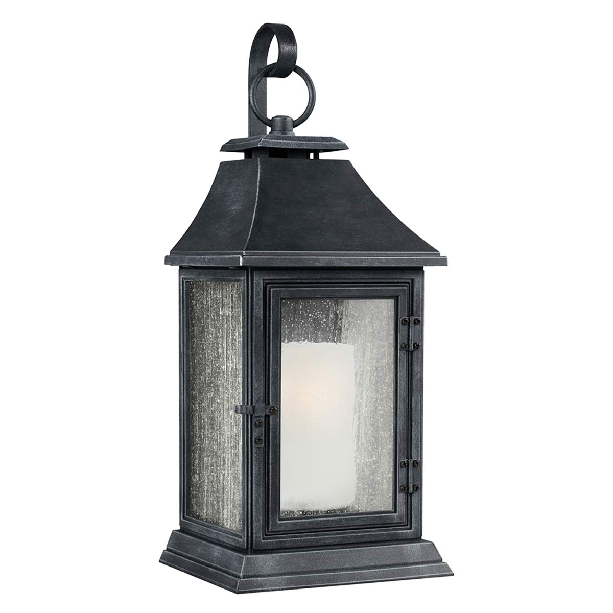 Drover's Rest Traditional Extra Large Outdoor Wall Lantern Dark Weathered Zinc