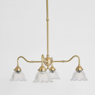 Dulwich French Provincial 4 Arm Ceiling Pendant Antique Brass
