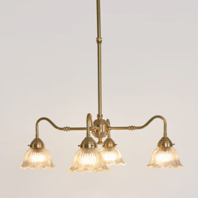 Dulwich French Provincial 4 Arm Ceiling Pendant Antique Brass