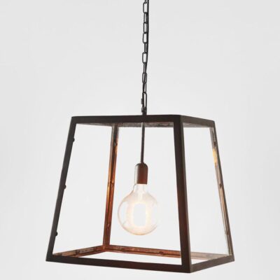 Duncombe Industrial Ceiling Pendant Black
