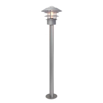 Dunmore Strait Coastal Outdoor Bollard Light Silver