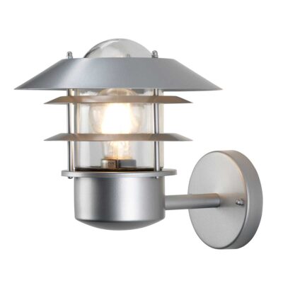 Dunmore Strait Coastal Tiered Wall Lantern Silver