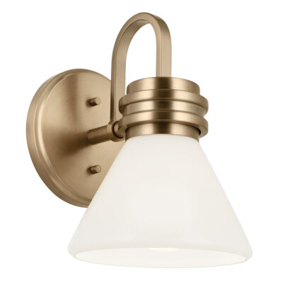 Dunvale Transitional Wall Light Champagne Bronze