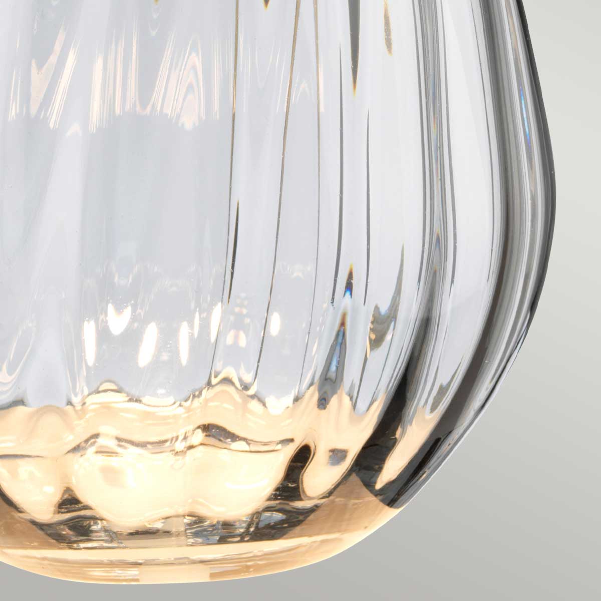 Duskwater Smoke Hamptons Table Lamp Smoke-Tinted Glass Duskwater Smoke Hamptons Table Lamp Smoke-Tinted Glass — detail view