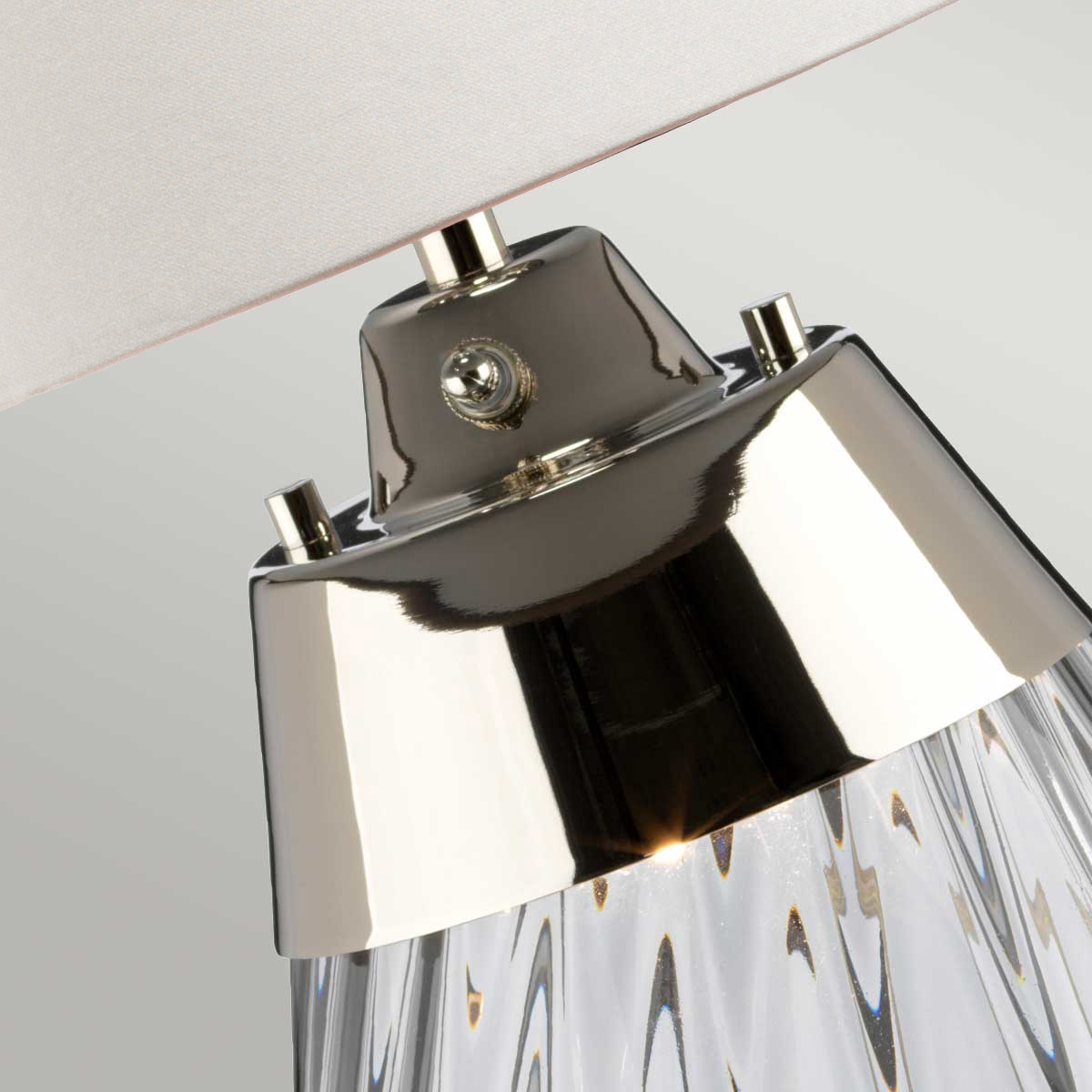 Duskwater Smoke Hamptons Table Lamp Smoke-Tinted Glass Duskwater Smoke Hamptons Table Lamp Smoke-Tinted Glass — detail view