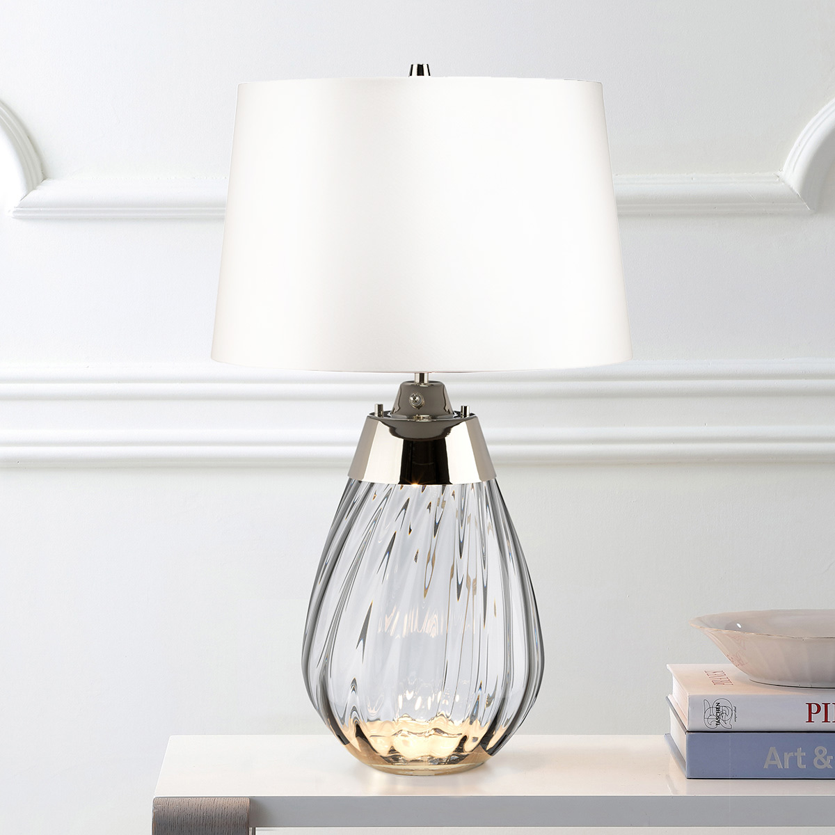 Duskwater Smoke Hamptons Table Lamp Smoke-Tinted Glass Duskwater Smoke Hamptons Table Lamp Smoke-Tinted Glass — lifestyle