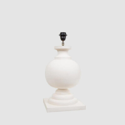 Eastgate French Provincial Turned Timber Table Lamp Base White