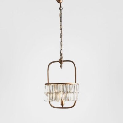 Easthill French Provincial Crystal Chandelier Antique Brass