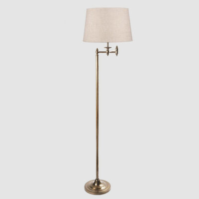 Eastland Hamptons Swing Arm Floor Lamp Base Antique Brass