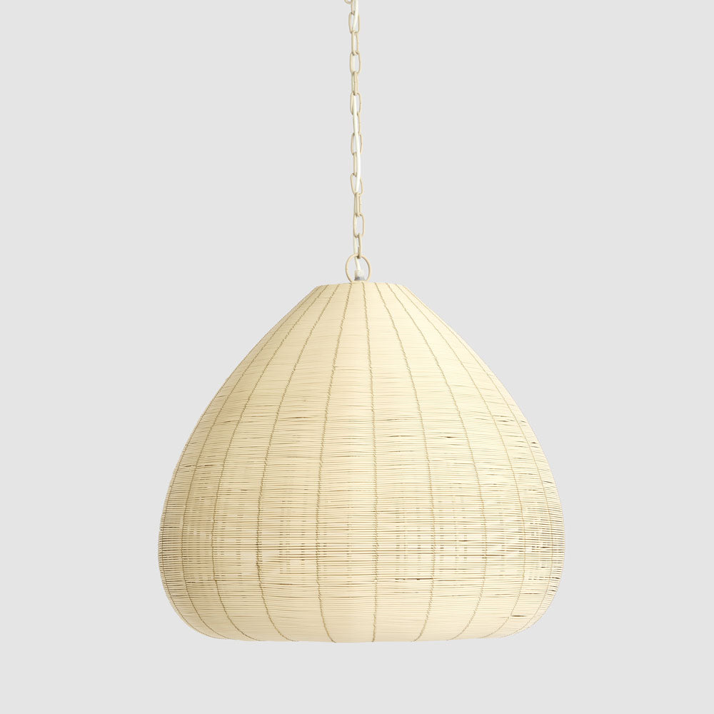 Eastleigh Hamptons Woven Rattan Dome Ceiling Pendant Eastleigh Hamptons Woven Rattan Dome Ceiling Pendant
