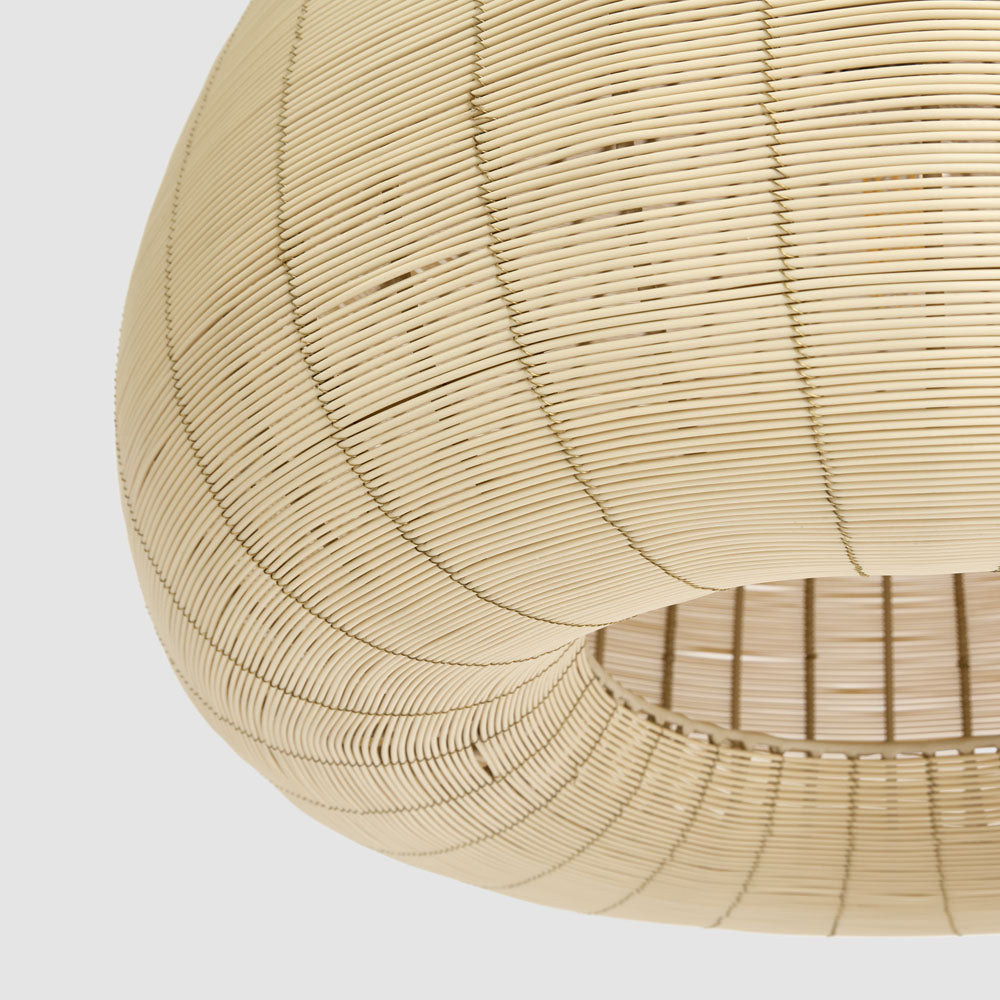 Eastleigh Hamptons Woven Rattan Dome Ceiling Pendant Eastleigh Hamptons Woven Rattan Dome Ceiling Pendant
